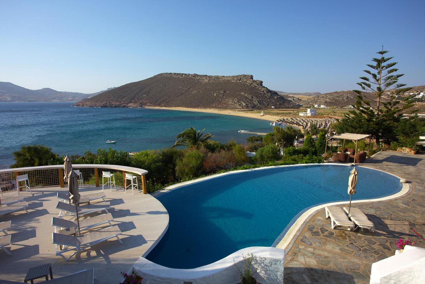 Albatros Club Mykonos Hotell Panormos  Exteriör bild